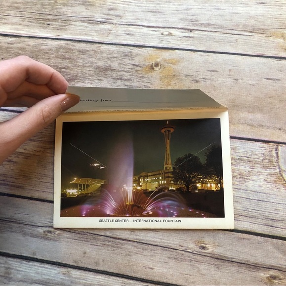 Seattle Washington Photo Panel Book Vintage Travel - Picture 2 of 6